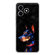 Бампер для ZTE Blade A36 з картинкою "Песики" (Собака Мопсік)