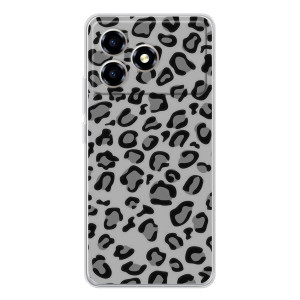 Чохол з леопардовим принтом на ZTE Blade A36 – Темний леопард