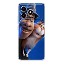 Чехол с принтом Душа на ZTE Blade A36 – Джо и кот