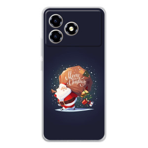 Чехол Санта Клаус для ZTE Blade A36 – Подарки от Санты