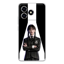 Чехлы Венсдей на ZTE Blade A36 Уэнсдей (AlphaPrint) (W-Wednesday)