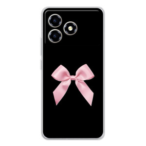 Чехол банты для ZTE Blade A36 – Бант на черном