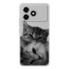 Чохол з малюнком кіт на ZTE Blade A36 – Пара котів