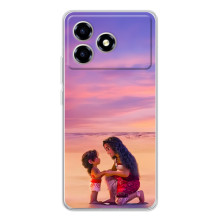 Чехол с мультфильмом Моана ZTE Blade A36 (Моана и Симеа)