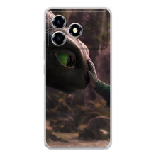 Чехол как приручить дракона на ZTE Blade A36 (Сцена з драконом)