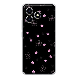 Чехол с розовым рисунком для ZTE Blade A36