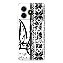 Чохол з українським гербом на ZTE Blade A36 – Герб з вишивкою