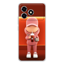 Крутые Чехлы Луи Виттон для ZTE Blade A36 (AlphaPrint) – С Кофе