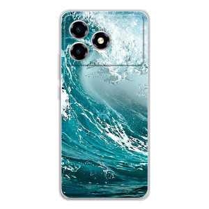 Летний Чехол на ZTE Blade A36 – Морская волна