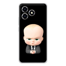 Мультяшный принт на Чехол для ZTE Blade A36 (Бос)