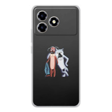 Мультяшный принт на Чехол для ZTE Blade A36 (Шо, опять)