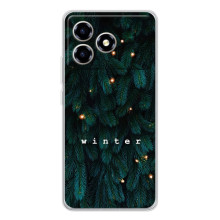 Новогодние, Праздничные Чехлы для ZTE Blade A36 - 2024 год (Winter)