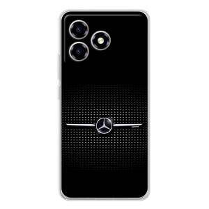 Силиконовый бампер с картинкой машины на ZTE Blade A36 – Mercedes