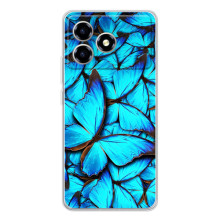 Силіконовий бампер з картинкою звірів для ZTE Blade A36 (Крила метеликів)