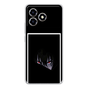 Силиконовые чехлы с глазами Anime для ZTE Blade A36 – Взгляд Саскэ