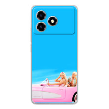 Силиконовый Чехол Барби Фильм на ZTE Blade A36 – Барби и Кен