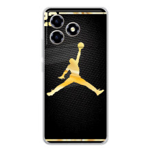 Силиконовый Чехол Nike Air Jordan на ZTE Blade A36 (Джордан 23)
