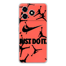 Силиконовый Чехол Nike Air Jordan на ZTE Blade A36 (Just Do It)