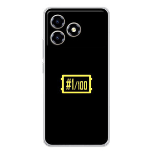 Чехол (TPU) с картинкой "Лого Пабг" на ZTE Blade A36 (ТОП 1)