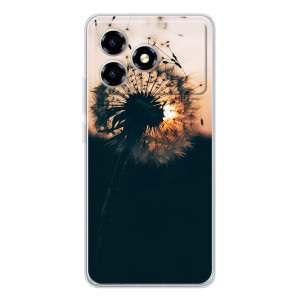 Силиконовый Чехол с одуванчиками на ZTE Blade A36 – Красивый одуванчик