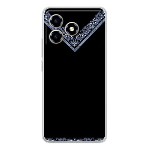 Силиконовый Чехол на ZTE Blade A36 (Воротник вышиванки)