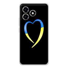 Силіконовий Чохол  на ZTE Blade A36 (Я-Україна) – Українське серце