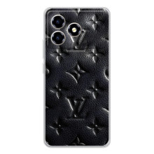 Текстурный Чехол Louis Vuitton для ZTE Blade A36 – Черный ЛВ