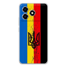 Украинские Чехлы для ZTE Blade A36 с картинкой УПА (AlphaPrint) – Флаг УПА