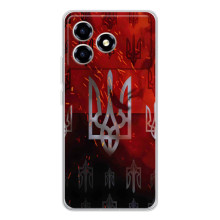 Украинские Чехлы для ZTE Blade A36 с картинкой УПА (AlphaPrint) – ГЕРБ УПА