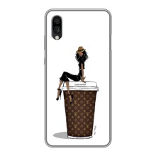 Чохли Луі Вітон для ZTE Blade A5 (2020) (AlphaPrint - LOUIS VUITTON) (кава LOUIS VUITTON)