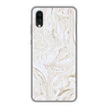 Мраморный чехол на ZTE Blade A5 (2020) (VPrint) (Белый мрамор)