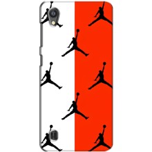 Чехлы для ZTE Blade A5 - с картинкой JORDAN (AlphaPrint) (Лого Джордан)