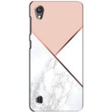 Мраморний чехол на ZTE Blade A5 (VPrint) (Тройний мрамор)