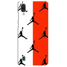 Чохли для ZTE Blade A51 Lite - з картинкою JORDAN (AlphaPrint) (Лого Джордан)