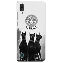 Чехлы VERSACE для ЗТЕ Блейд А51 Лайт (PREMIUMPrint) (Доберман Версаче)