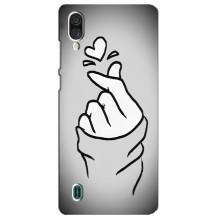 Чохол з принтом для ZTE Blade A51 Lite (AlphaPrint - Знак сердечка)