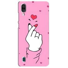 Чохол з принтом для ZTE Blade A51 Lite (AlphaPrint - Знак сердечка)