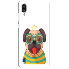 Бампер для ZTE Blade A51 Lite с картинкой "Песики" (Собака Король)