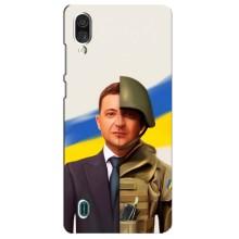 Чехол для ZTE Blade A51 Lite (AlphaPrint - с принтом Зеленского) – Зеленский солдат