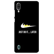 Чехол с логотипом Найк на ZTE Blade A51 Lite (Nike just do it)