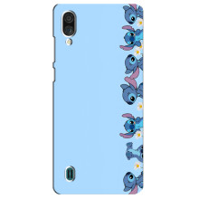 Чехол с принтом Стич на ZTE Blade A51 Lite (Стич фон)