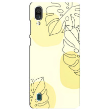 Силиконовый чехол с принтом в цветах на ZTE Blade A51 Lite