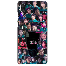 Чохол Гра в кальмара для ZTE Blade A51 Lite – Колаж гра кальмара