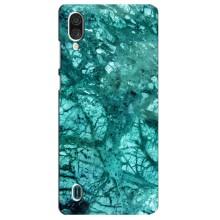 Мраморний чехол на ZTE Blade A51 Lite (VPrint) (Зелений мрамор)