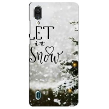 Новогодние, Праздничные Чехлы для ZTE Blade A51 Lite - 2024 год (Let it snow)