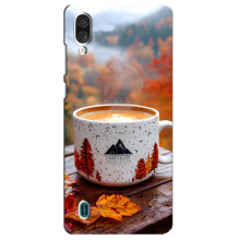 Чехол с уникальным дизайном «Осень с кофе» для ZTE Blade A51 Lite – Кофе на природе