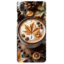 Чехол с уникальным дизайном «Осень с кофе» для ZTE Blade A51 Lite – Пряный кофе