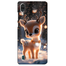 Яскравий чохол для ZTE Blade A51 Lite з Зимові Оленята – Оленятко