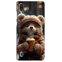Друкований чохол 'Звірята з кавою' для ZTE Blade A51 Lite – Мішка з кавою