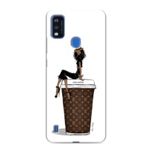 Чохли Луі Вітон для ZTE Blade A51 (AlphaPrint - LOUIS VUITTON) (кава LOUIS VUITTON)